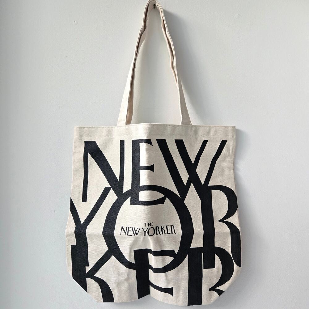 The New Yorker Magazine NEW Classic Iconic Canvas Tote Bag Unisex Women Men NWOT
